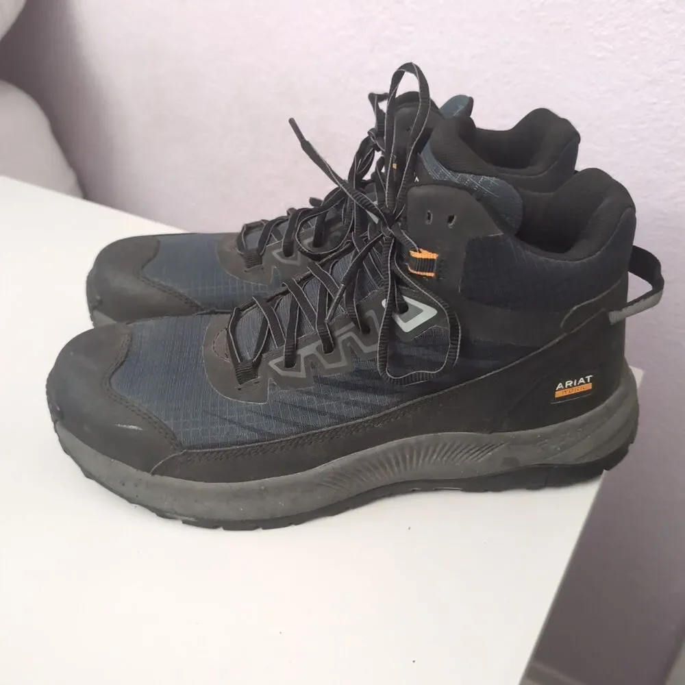 Ariat Outpace Shift Mid Dark Shadow Work Boots Mens SIZE 13 D